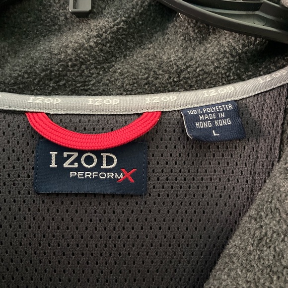 Men’s Izod Perform Quarter Zip Pullover - Picture 5 of 6
